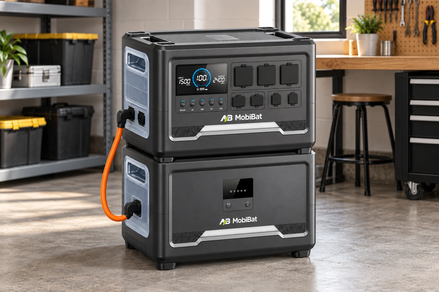G24 Pro с дополнительной батареей и соединительным кабелем